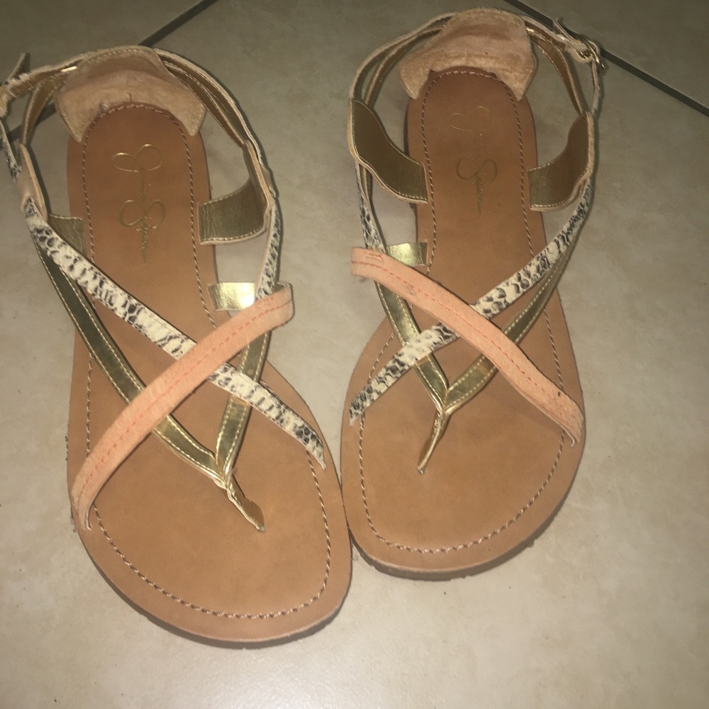 Jessica Simpson Sandals, EUC, sz 10
